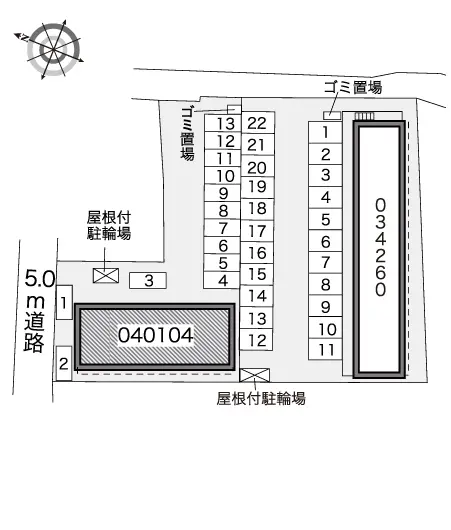 ★手数料０円★浜松市西区村櫛町　月極駐車場（LP）